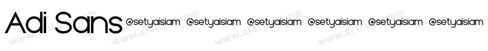 Adi Sans字体转换